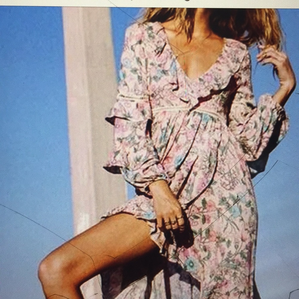 Spell and the Gypsy Sayulita Frill Gown BNWT